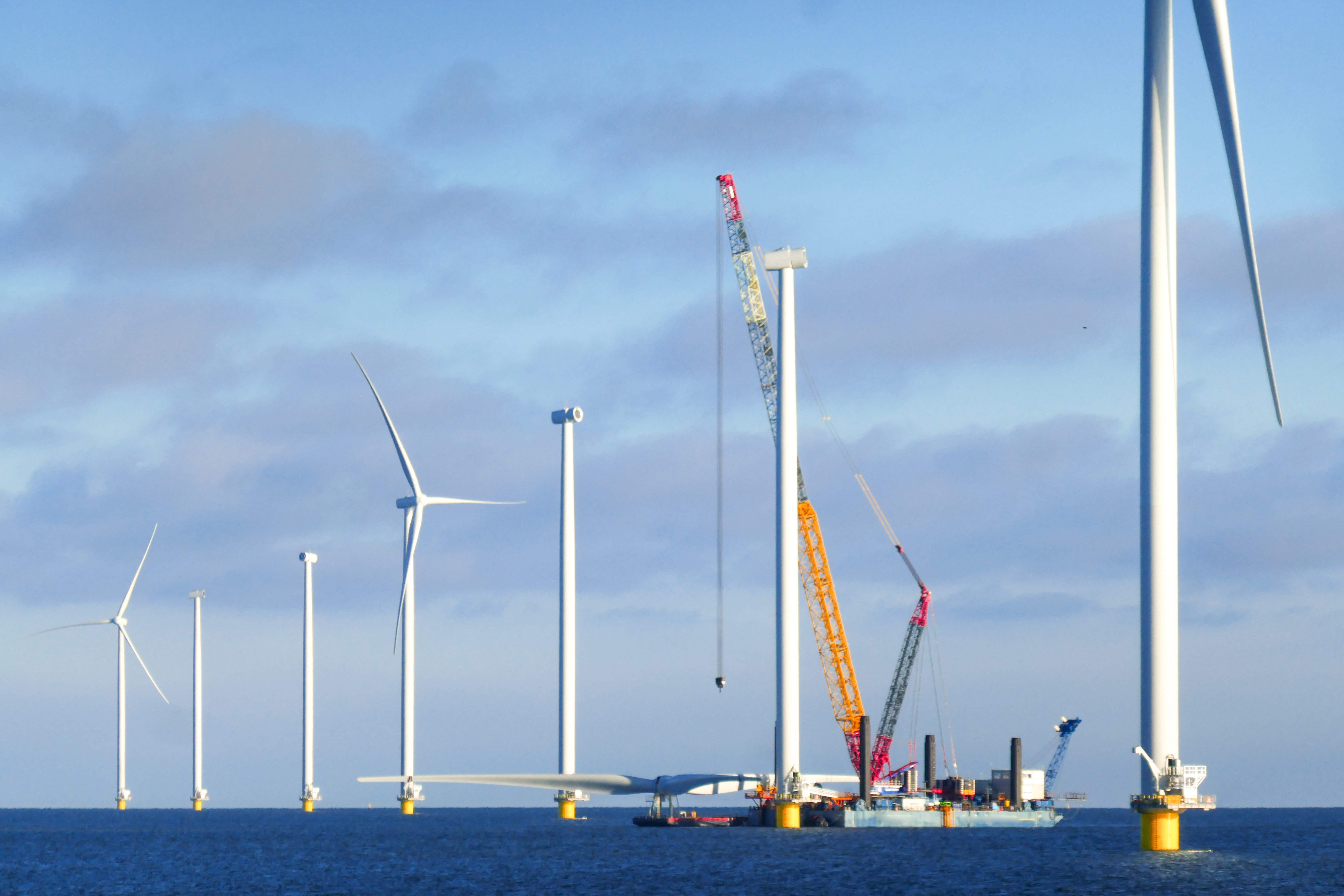 Construction of an offshore wind farm