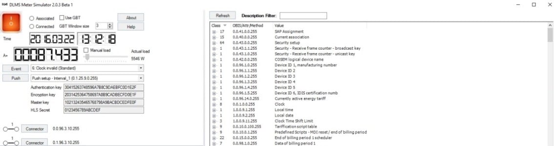 DLMS test facilities
