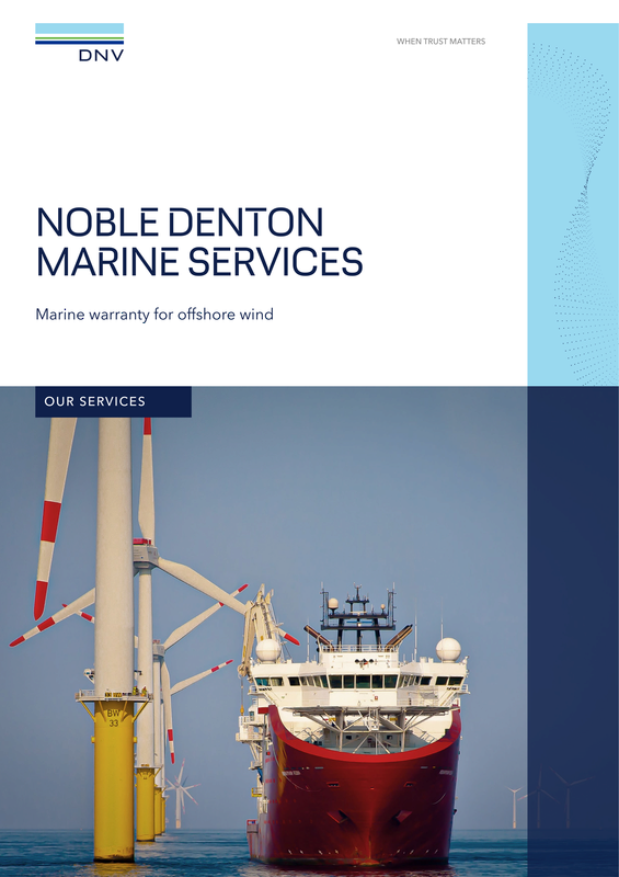 Marine warranty for offshore wind