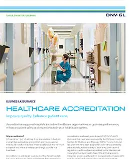 Healthcare accreditation