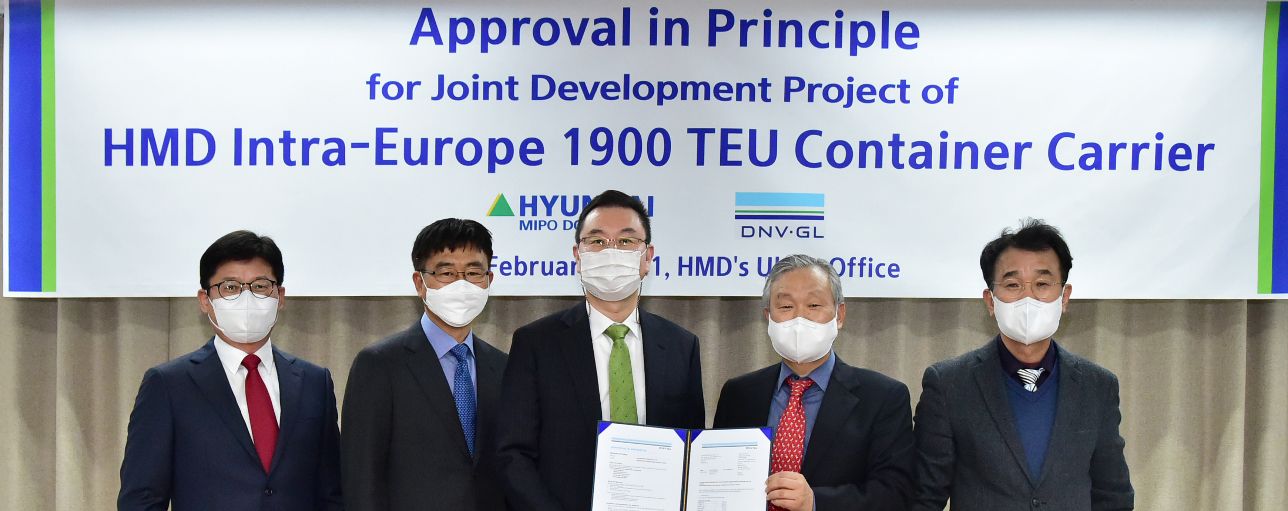 DNV Euro Con-Green 1900 AiP Ceremony