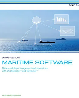 Maritime software 브로셔