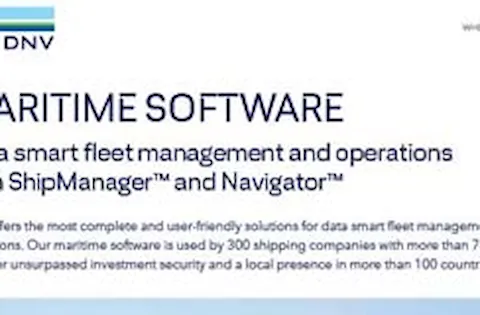 Maritime software overview 리플렛