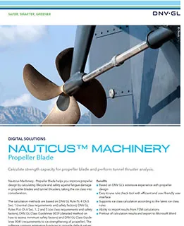 Nauticus Machinery - Propeller Blade 리플렛