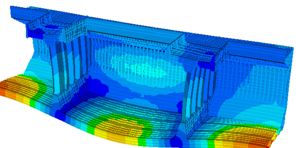 FE results presentation postprocessor - Sesam GeniE - Xtract software module