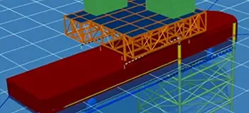 Sesam marine systems for simulation of deck mating 비디오