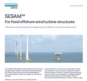 Sesam for offshore wind 리플렛