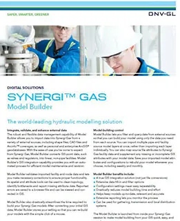 Synergi Gas Model Builder module flier