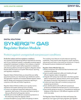 Synergi Gas - Regulator Station 리플렛