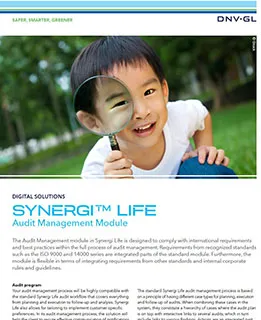 Synergi Life - Audit Management 리플렛