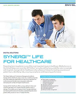 Synergi Life for Healthcare 리플렛